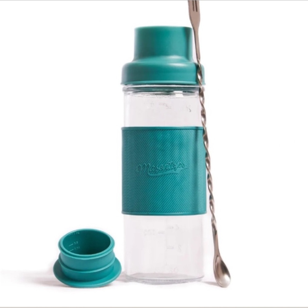 NIB Mason Jar Cocktail Shaker Kit